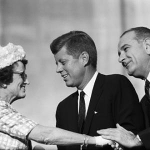The Democratic National Convention Rose Kennedy John F Kennedy Lyndon B Johnson