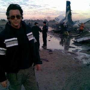 On the set of Alex Proyas Knowing