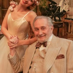 Dagney Kerr and Roy Dotrice in You Cant Take It With You at Geffen Playhouse Los Angeles