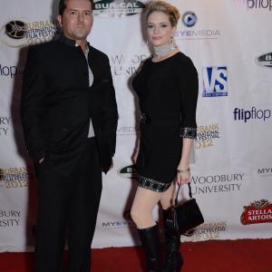 James Kerwin and Kipleigh Brown at Burbank International Film Festival fundraiser