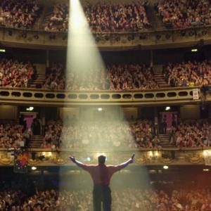 Jeremy Kewley at the Theatre Royal (Drury Lane) in London for THE FOOTY SHOW.