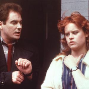 Still from MULL (1989) - Jeremy Kewley as Dr Graham, Nadine Garner as Phoebe Mullens.