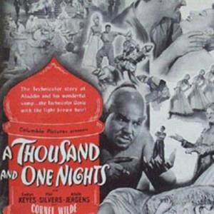 Rex Ingram Evelyn Keyes and Cornel Wilde in A Thousand and One Nights 1945