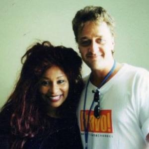 Claude Barnes and Chaka Khan at the Montreaux Jazz festival