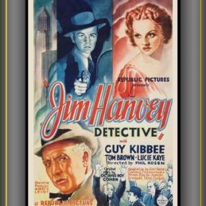 Tom Brown Lucie Kaye and Guy Kibbee in Jim Hanvey Detective 1937
