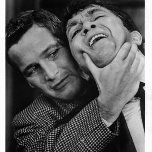 Still of Paul Newman and Wolfgang Kieling in Torn Curtain 1966