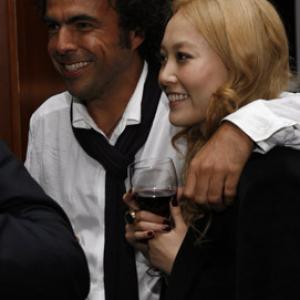 Alejandro González Iñárritu and Rinko Kikuchi