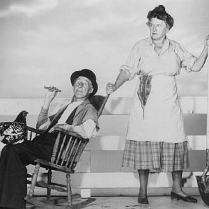Percy Kilbride and Marjorie Main in Ma and Pa Kettle at Home 1954