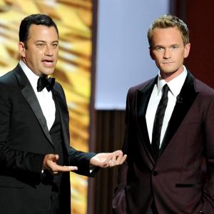 Neil Patrick Harris and Jimmy Kimmel at event of The 65th Primetime Emmy Awards 2013