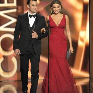 Sofa Vergara and Jimmy Kimmel at event of The 65th Primetime Emmy Awards 2013