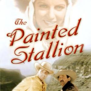 Jean Carmen Ray Corrigan and Charles King in The Painted Stallion 1937