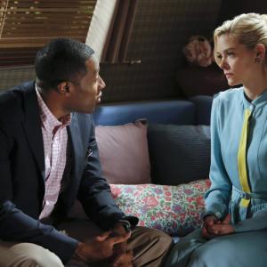 Still of Jaime King and Cress Williams in Hart of Dixie (2011)