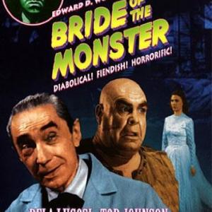 Bela Lugosi Tor Johnson and Loretta King in Bride of the Monster 1955