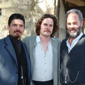 Russel Quinn Henry Thomas and Chris Kinkade in The Legend of Hells Gate