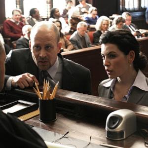 Still of Julianna Margulies and Terry Kinney in Canterbury's Law (2008)