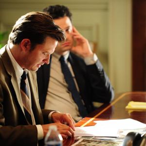 Still of Luke Kirby and Aden Young in Rectify (2013)