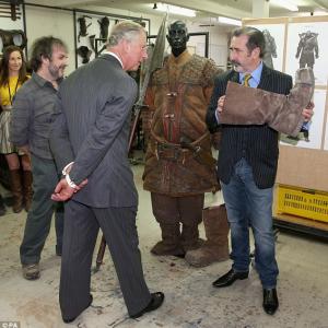 William Kircher with Prince Charles and Peter Jackson