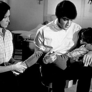 Elvis Presley Mary Tyler Moore and Lorena Kirk in Change of Habit Universal 1969