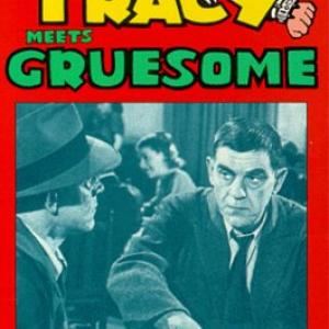 Boris Karloff and Skelton Knaggs in Dick Tracy Meets Gruesome 1947