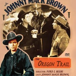 Johnny Mack Brown Frank Ellis and Fuzzy Knight in The Oregon Trail 1939