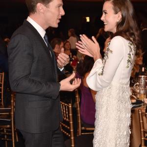 Keira Knightley and Benedict Cumberbatch at event of Hollywood Film Awards 2014