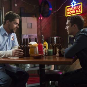 Still of Elijah Wood and Zachary Knighton in Wilfred 2011