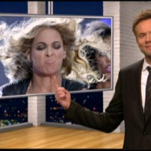 Still of Beyoncé Knowles and Joel McHale in The Soup (2004)