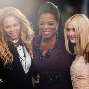 Oprah Winfrey, Dakota Fanning and Beyoncé Knowles