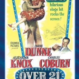 Charles Coburn Irene Dunne and Alexander Knox in Over 21 1945