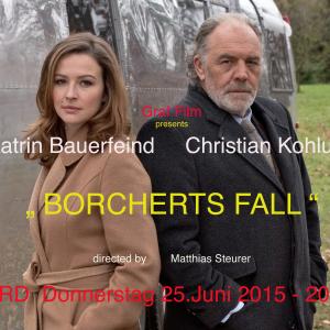 Christian Kohlund Katrin Bauerfeind im  Borcherts case  ARD Degeto 2015