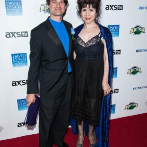 Brad Carr Sophiah Koikas at the Ace Hotel for David Lynch Foundation event