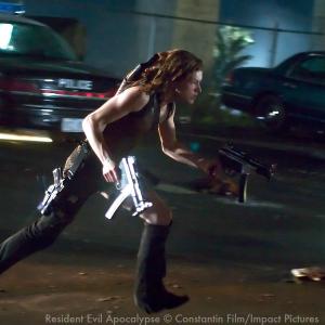 Resident Evil Apocalypse,. 2004. Directed by Alexander Witt. Milla Jovovich
