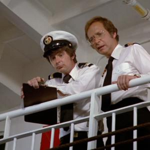 Still of Fred Grandy and Bernie Kopell in The Love Boat 1977