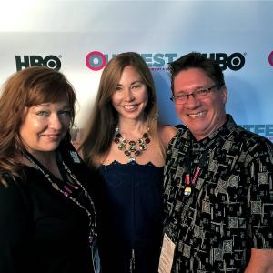 Cammie Pavesic Kim Kopf Gary Winterholler at Directors Guild Outfest Film Festival screening of Add the Words