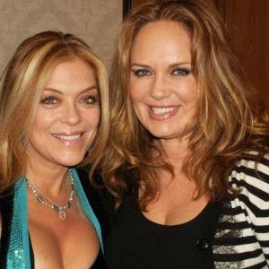 Lydia Cornell with Catherine Bach