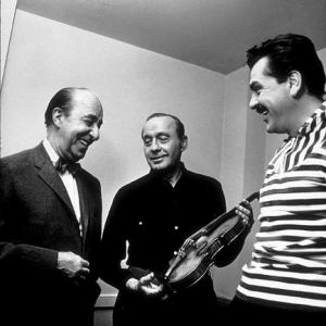 Ed Wynn with Jack Benny and Ernie Kovacs 1958