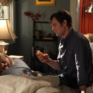 Still of Monica Potter and Peter Krause in Parenthood 2010