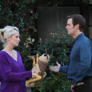 Still of Monica Potter and Peter Krause in Parenthood 2010