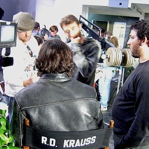 Ronald Krauss on set