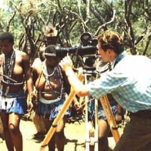 Fred R Krug shooting Animal World episode Umfolozi Patrol in Zululand South Africa in 1970