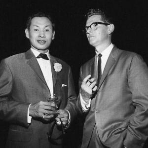 TV producer Fred R Krug with a Prince of the Thai Royal family in 1968