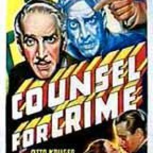 Julie Bishop Otto Kruger and Douglass Montgomery in Counsel for Crime 1937