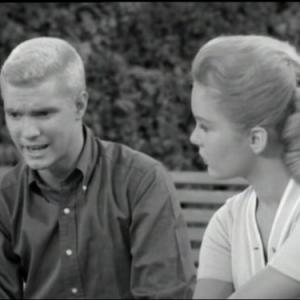 Still of Dwayne Hickman and Sheila James Kuehl in The Many Loves of Dobie Gillis 1959