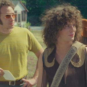 Stephen Kunken as Mel Lawrence and Jonathan Groffe as Michael Lang in Ang Lees Taking Woodstock