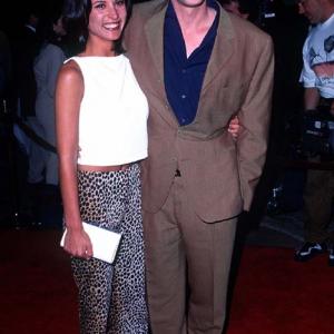 Cary Elwes and Lisa Marie Kurbikoff at event of Twister 1996