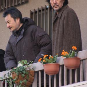 Still of Kiyoshi Kurosawa and Kôji Yakusho in Tôkyô sonata (2008)