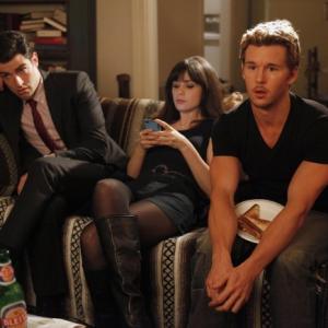 Still of Zooey Deschanel Max Greenfield and Ryan Kwanten in New Girl 2011