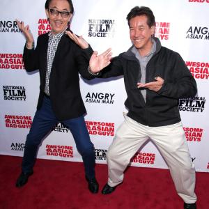 George Cheung and Peter Kwong at event of Awesome Asian Bad Guys (2014)