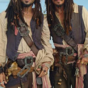 Pirates of the Caribbean (stunt Double Johnny Depp)