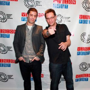 Producer Adam Hada (left) and Director Tommy J. La Sorsa (right) at the theatrical premiere of CIRCUS MAXIMUS.